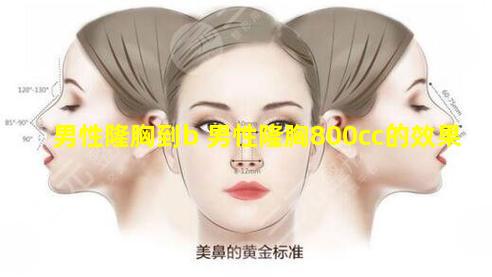 男性隆胸到b 男性隆胸800cc的效果